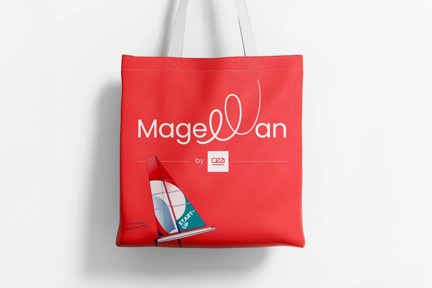 Réalisation d'une identité visuelle et d'illustrations : Magellan By CEA - Identité visuelle